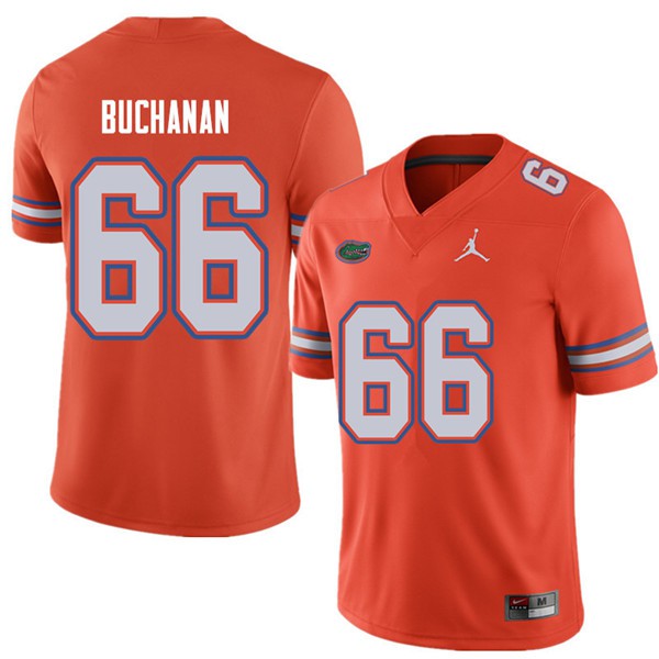 Jordan Brand Men #66 Nick Buchanan Florida Gators College Football Jersey Orange